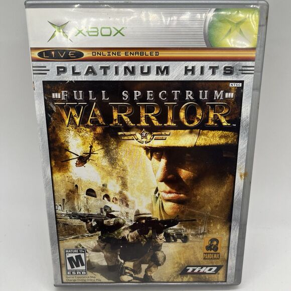Full Spectrum Warrior (Microsoft Xbox, 2004) Complete with Manual Tested - Picture 1 of 9